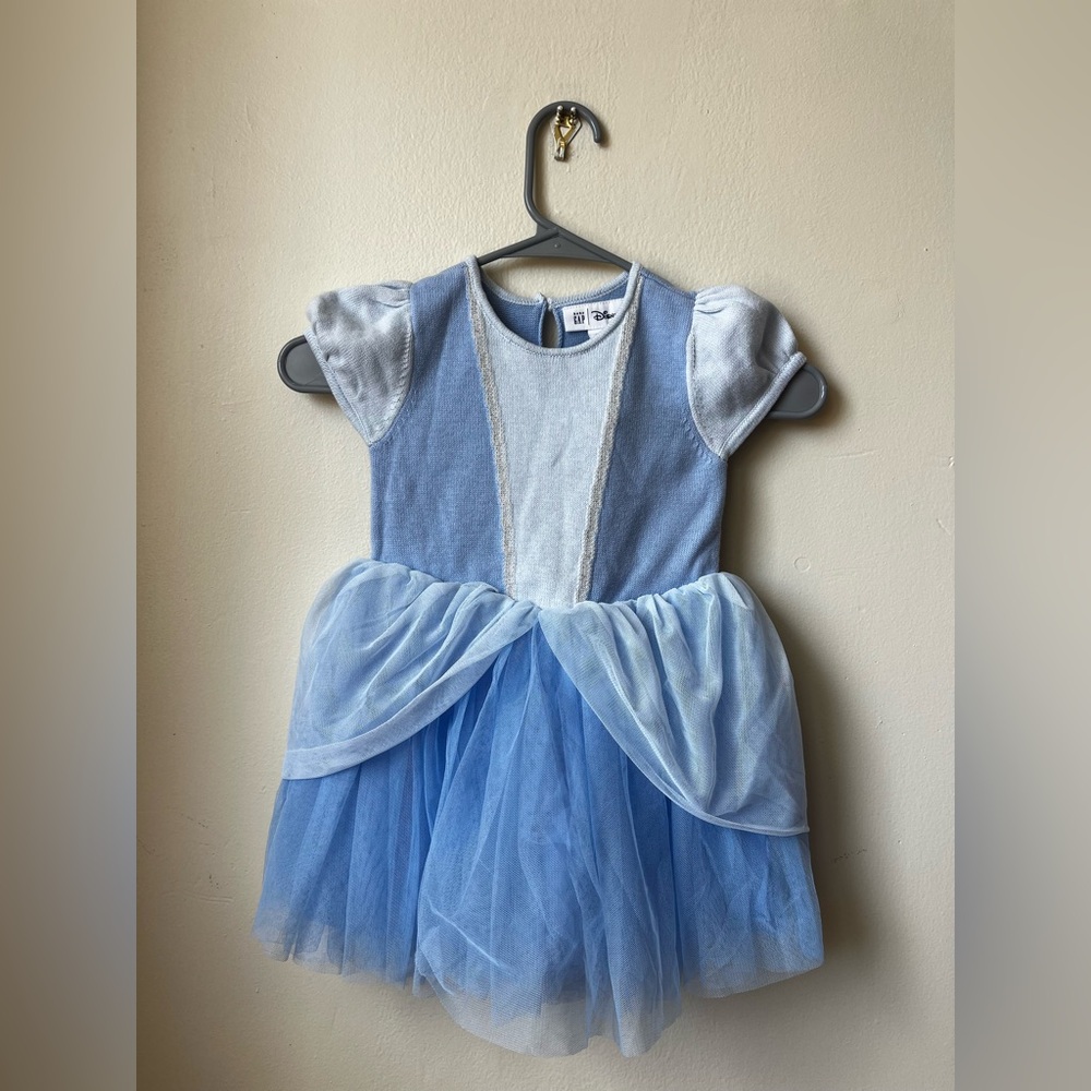 Baby GAP Disney Cinderella Princess Dress 3T Light Blue Tulle